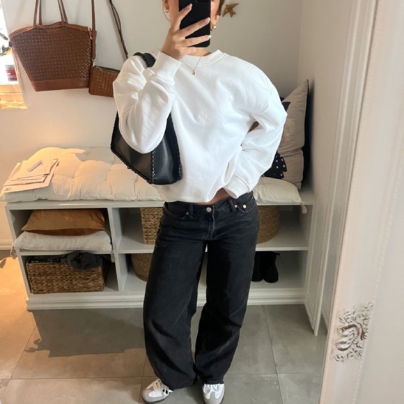 WARDROBE.NYC Off-White Hailey Bieber Edition HB Track Sweatshirt - Picture 8 of 10